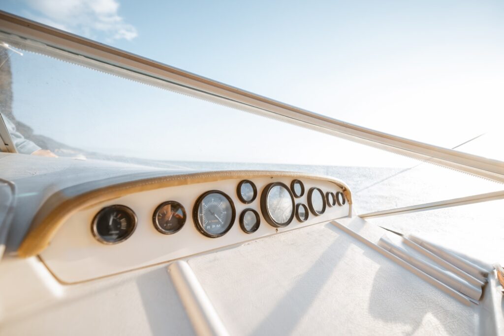 Yacht dashboard